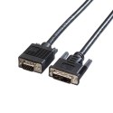 Video Kabel DVI (12+5) M - VGA (D-Sub) (M), 2m, czarny