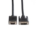 Video Kabel DVI (12+5) M - VGA (D-Sub) (M), 2m, czarny