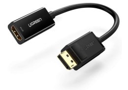 Ugreen 40363 adapter kablowy 0,25 m DisplayPort HDMI Czarny