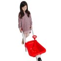 Wheelbarrow for kids with a shovel