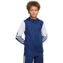 Bluza dla dzieci adidas Squadra 25 Hoodie granatowo-biała JD4800