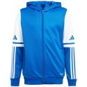 Bluza dla dzieci adidas Squadra 25 Hoodie niebiesko-biała JD4802