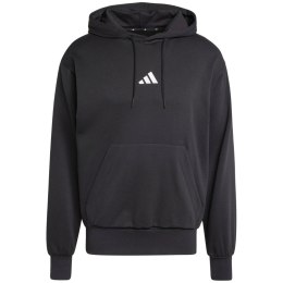 Bluza męska adidas Essentials Feelcozy Fleece Hoodie czarna JE3807