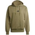 Bluza męska adidas Essentials Feelcozy Fleece oliwkowa JE3799