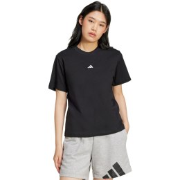 Koszulka damska adidas Essentials Small Logo Cotton czarna JC5943