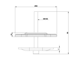 Multibrackets 5884 akcesorium do montażu monitorów