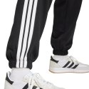 Spodnie damskie adidas Essentials 3-Stripes Fleece Loose-Fit czarne JE1276