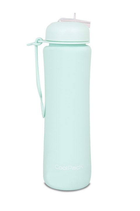 COOLPACK - PUMP - BIDON SILIKONOWY - 600 ml - PASTEL / POWDER MINT