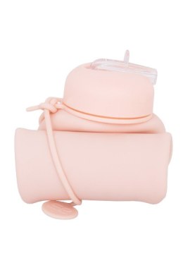 COOLPACK - PUMP - BIDON SILIKONOWY - 600 ml - PASTEL / POWDER PEACH