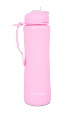 COOLPACK - PUMP - BIDON SILIKONOWY - 600 ml - PASTEL / POWDER PINK