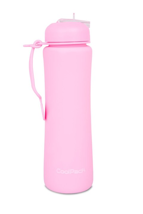 COOLPACK - PUMP - BIDON SILIKONOWY - 600 ml - PASTEL / POWDER PINK