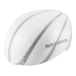 Wodoodporny pokrowiec na kask rowerowy Rockbros YPP017 (biały)