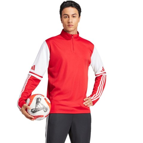 Bluza męska adidas Squadra 25 Training Top czerwono-biała JD2984