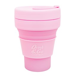 COOLPACK - KUBEK SILIKONOWY - 355 ml - PASTEL / POWDER PINK