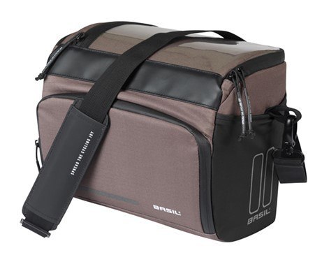 Torba na kierownicę BASIL MOVE HANDLEBAR BAG, KF z adapterem do mocowania, 7-8L, wodoodporna, Brown (NEW 2025)