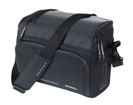 Torba na kierownicę BASIL MOVE HANDLEBAR BAG, KF z adapterem do mocowania, 7-8L, wodoodporna, Czarna (NEW 2025)