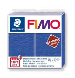 Kostka FIMO leather effect 57g niebieski masa termoutwardzalna Staedtler