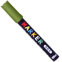 Marker akrylowy 1-2 mm zielony oliwkowy MG