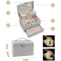 Szkatułka na biżuterię MS-704 Massido - szara