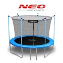 Trampolina ogrodowa 8ft/252cm z siatką wewnętrzną i drabinką Neo-Sport