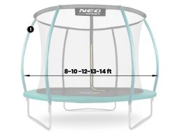 Słupek górny do trampoliny typu C 8-14 ft zielony Neo-Sport