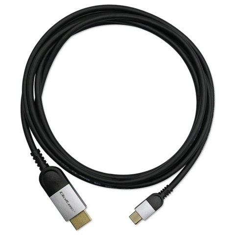 Qoltec Kabel Adapter USB-C na HDMI high speed 4K | 60Hz | 32AWG | 2m Qoltec Kabel Adapter USB-C na HDMI high speed 4K | 60Hz | 32AWG | 2m