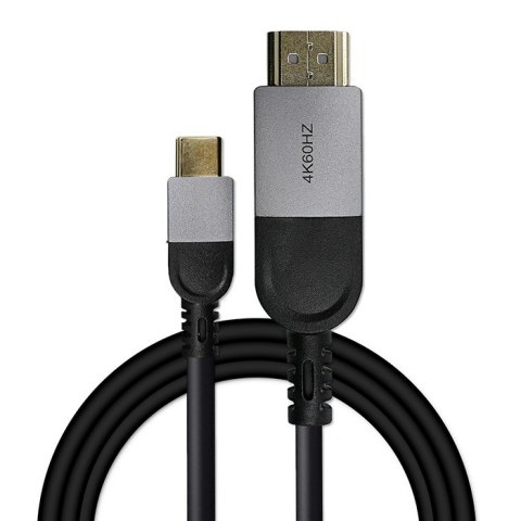 Qoltec Kabel Adapter USB-C na HDMI high speed 4K | 60Hz | 32AWG | 2m Qoltec Kabel Adapter USB-C na HDMI high speed 4K | 60Hz | 32AWG | 2m