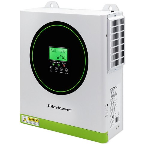Qoltec Hybrydowy inwerter solarny Off-Grid 1500W | 100A | 12V | MPPT | Sinus | Opcja Wi-Fi | Power Factor 1.0 Qoltec Hybrydowy inwerter solarny Off-Grid 1500W | 100A | 12V | MPPT | Sinus | Opcja Wi-Fi | Power Factor 1.0