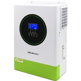 Qoltec Modularny Hybrydowy inwerter solarny Off-Grid 6200W | 120A | 48V | MPPT | do 12 jednostek | BMS | Sinus | opcja Wi-Fi | P
