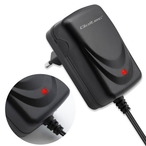 Qoltec Automatyczna ładowarka do akumulatora AGM GEL STD 6V | 1A | Prostownik z sygnalizatorem LED Qoltec Automatyczna ładowarka do akumulatora AGM GEL STD 6V | 1A | Prostownik z sygnalizatorem LED