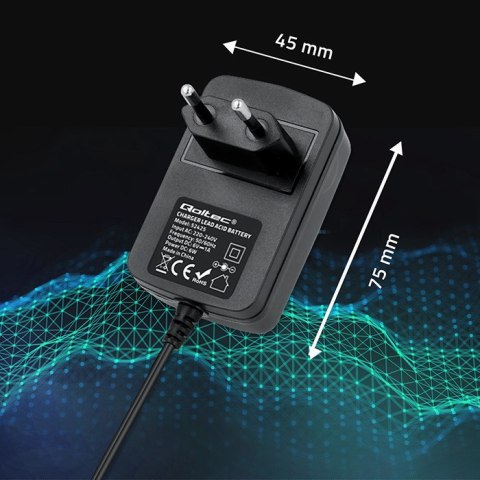 Qoltec Automatyczna ładowarka do akumulatora AGM GEL STD 6V | 1A | Prostownik z sygnalizatorem LED Qoltec Automatyczna ładowarka do akumulatora AGM GEL STD 6V | 1A | Prostownik z sygnalizatorem LED