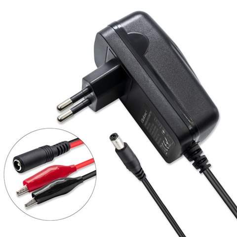 Qoltec Automatyczna ładowarka do akumulatora AGM GEL STD 6V | 1A | Prostownik z sygnalizatorem LED Qoltec Automatyczna ładowarka do akumulatora AGM GEL STD 6V | 1A | Prostownik z sygnalizatorem LED