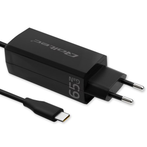 Qoltec Ładowarka sieciowa 65W GaN Super Fast | 5-20V | 3-3.25A | USB 3.1| Laptop | Smartfon | Tablet Qoltec Ładowarka sieciowa 65W GaN Super Fast | 5-20V | 3-3.25A | USB 3.1| Laptop | Smartfon | Tablet
