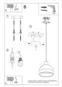 Lampa wisząca DAMASO